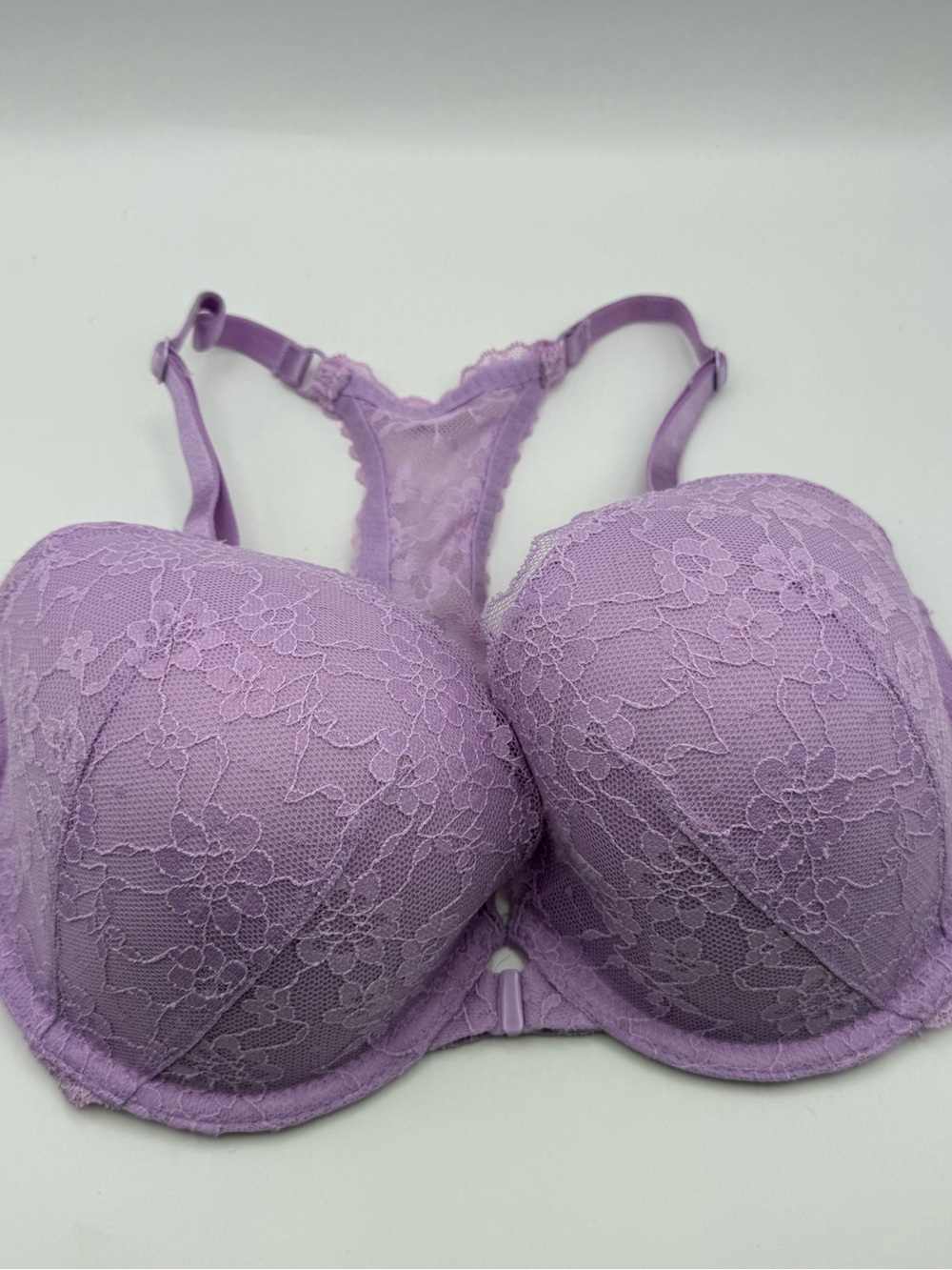 Victoria's Secret Lavender Lace Racerback Bra